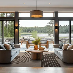 Wilton-tæppe - Moudania (brun/sort)