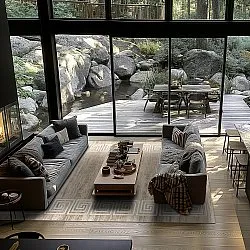 Wilton-tæppe - Mytos (beige/hvid)