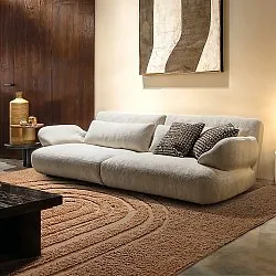 Ryatæpper - Navarra Natural Cotton Shaggy (beige)