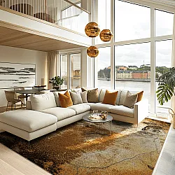 Wilton-tæppe - Olivera (brun)