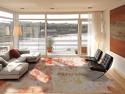 Wilton-tæppe - Periana (lyserød/multi)