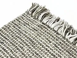 Uldtæppe - Plockton (grå/hvid/grøn)