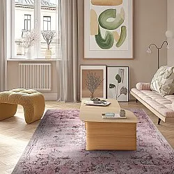 Wilton-tæppe - Rosalie (lyserød)