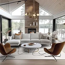 Wilton-tæppe - Rosetta (grå)