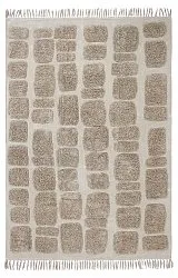 Ryatæpper - Salem Natural Cotton Shaggy (taupe)