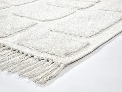 Ryatæpper - Salem Natural Cotton Shaggy (offwhite)