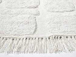 Runde tæpper - Salem Natural Cotton Shaggy (offwhite)