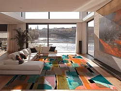 Wilton-tæppe - Salome (orange/multi)