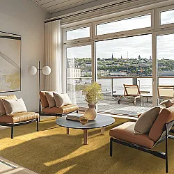 Wilton-tæppe - Saranda (guld)