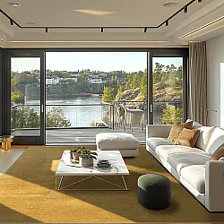 Wilton-tæppe - Saranda (guld)