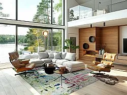 Wilton-tæppe - Satriano Blur (grå/multi)