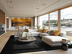 Wilton-tæppe - Serifos (mørkegrå)