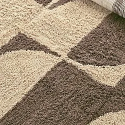 Ryatæpper - Siberia Natural Cotton Shaggy (beige/brun)