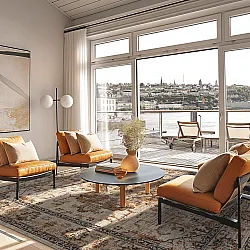 Wilton-tæppe - Siliana (beige)