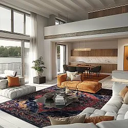 Wilton-tæppe - Tabarka (multi)