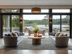 Wilton-tæppe - Taknis (grå)