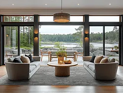 Wilton-tæppe - Taknis (grå)