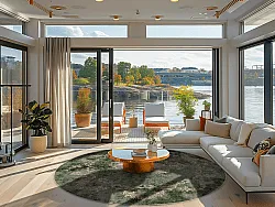 Rundt tæppe - Taknis (grøn)