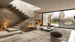 Wilton-tæppe - Taknis (lys beige)