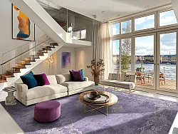 Wilton-tæppe - Taknis (lys lilla)