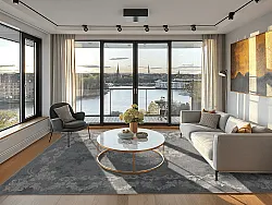 Wilton-tæppe - Taknis (mørkegrå)