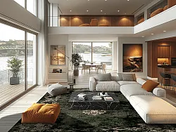 Wilton-tæppe - Taknis (mørkegrøn)