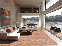 Wilton-tæppe - Taknis (lyserød)