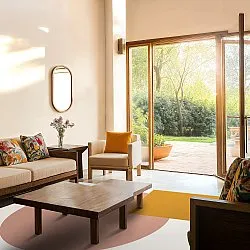 Wilton-tæppe - Taos (beige/multi)