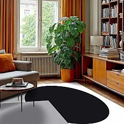 Wilton-tæppe - Taos (hvid/sort/grå)