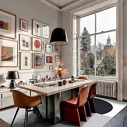 Wilton-tæppe - Taos (hvid/sort/grå)