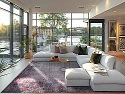 Wilton-tæppe - Tarnos (lilla)