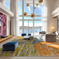 Wilton-tæppe - Tizzano (orange/multi)