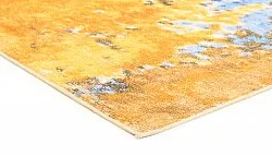 Wilton-tæppe - Travale (blå/gul/multi)