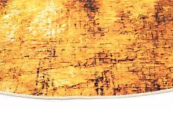 Rundt tæppe - Tremes (guld)