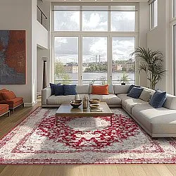 Wilton-tæppe - Vakifli (rød/multi)