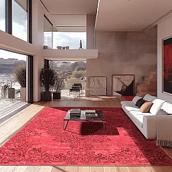 Wilton-tæppe - Valenza (rød)