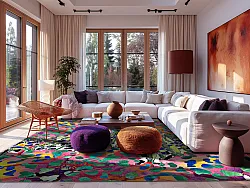 Wilton-tæppe - Zadie (multi)