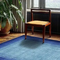 Wilton-tæppe - Zina (blå)