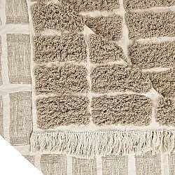 Ryatæpper - Zola Natural Cotton Shaggy (beige)