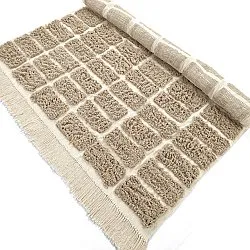 Ryatæpper - Zola Natural Cotton Shaggy (beige)