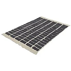 Ryatæpper - Zola Natural Cotton Shaggy (mørkegrå)