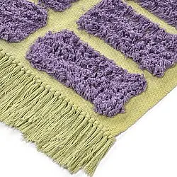 Ryatæpper - Zola Natural Cotton Shaggy (lilla)