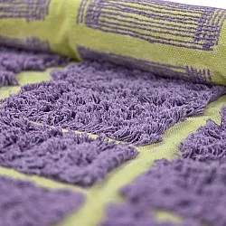 Ryatæpper - Zola Natural Cotton Shaggy (lilla)