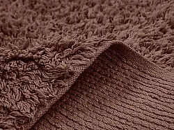 Ryatæpper - Alba Natural Cotton Shaggy (brun)