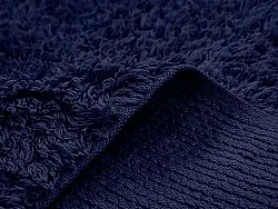 Ryatæpper - Alba Natural Cotton Shaggy (mørkeblå)