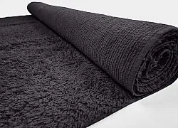 Ryatæpper - Alba Natural Cotton Shaggy (sort)