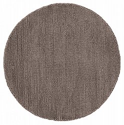 Tapis rond - Avafors Wool Bubble (marron)