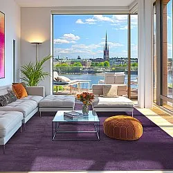 Wilton-tæppe - Artena (lilla)