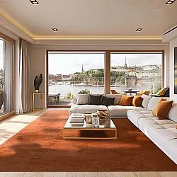 Wilton-tæppe - Artena (terracotta)