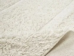 Ryatæpper - Cremona Natural Cotton Shaggy (offwhite)